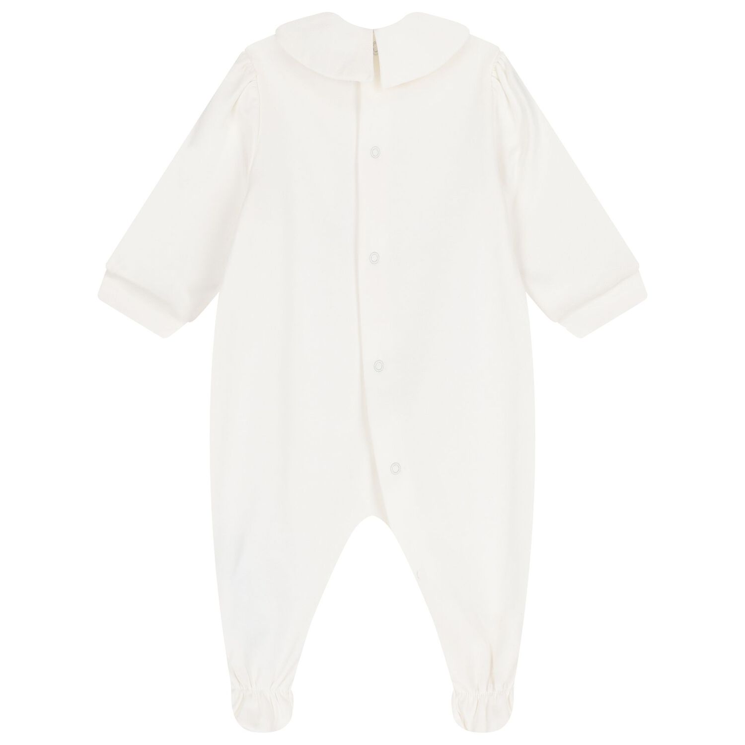 Baby Girls White Teddy Bear Logo Babygrow Gift Set, 2, hi-res