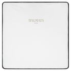 White Logo Baby Blanket, 1, hi-res