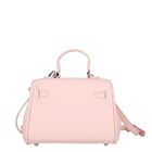Girls Pink Leather Handbag ( 21cm ), 1, hi-res
