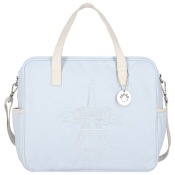 Blue Logo Eiffel Tower Baby Changing Bag