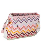 Baby Girls Pink Logo Zig Zag Changing Bag ( 34cm ), 1, hi-res