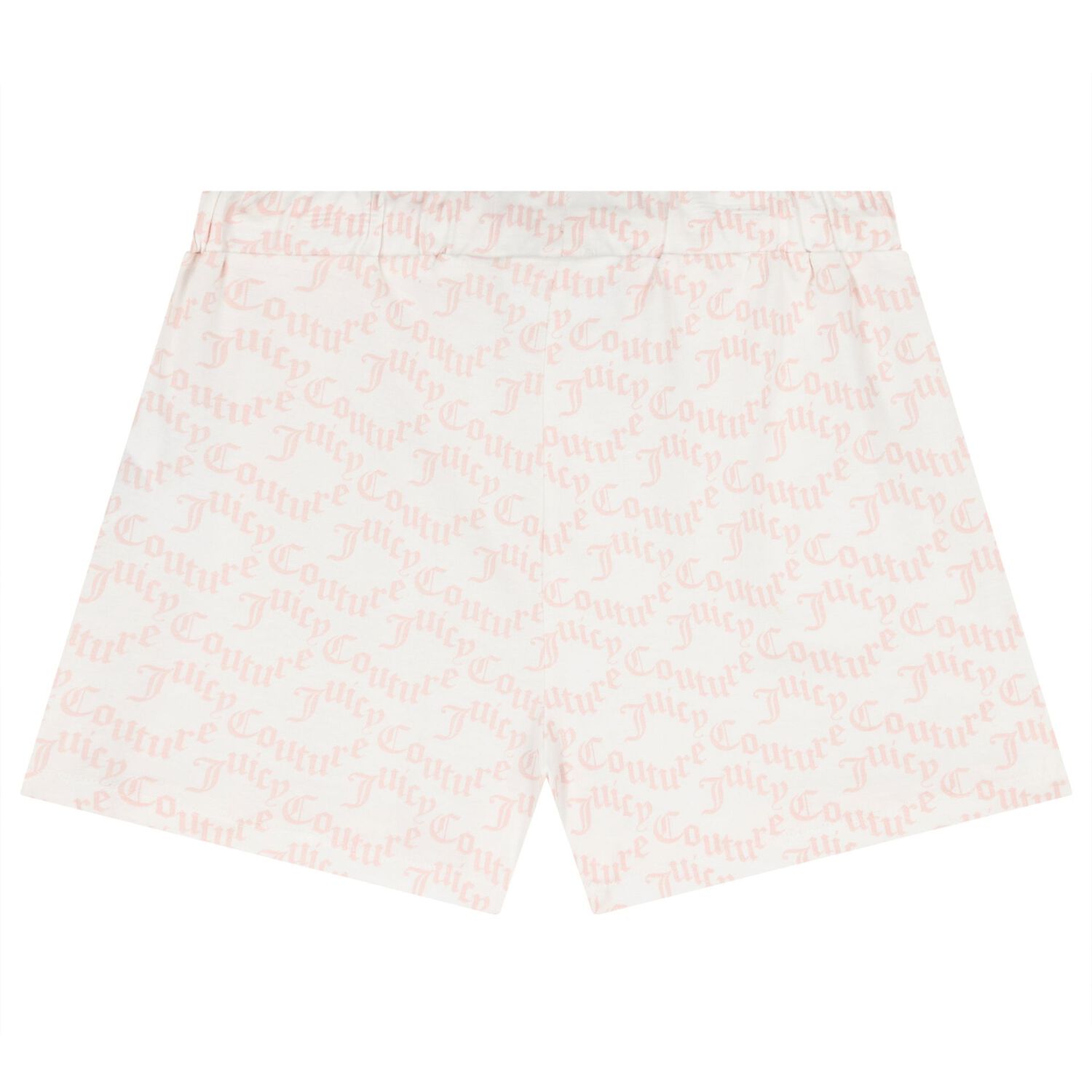Girls Pink & Ivory Glittery Logo Shorts Set, 1, hi-res