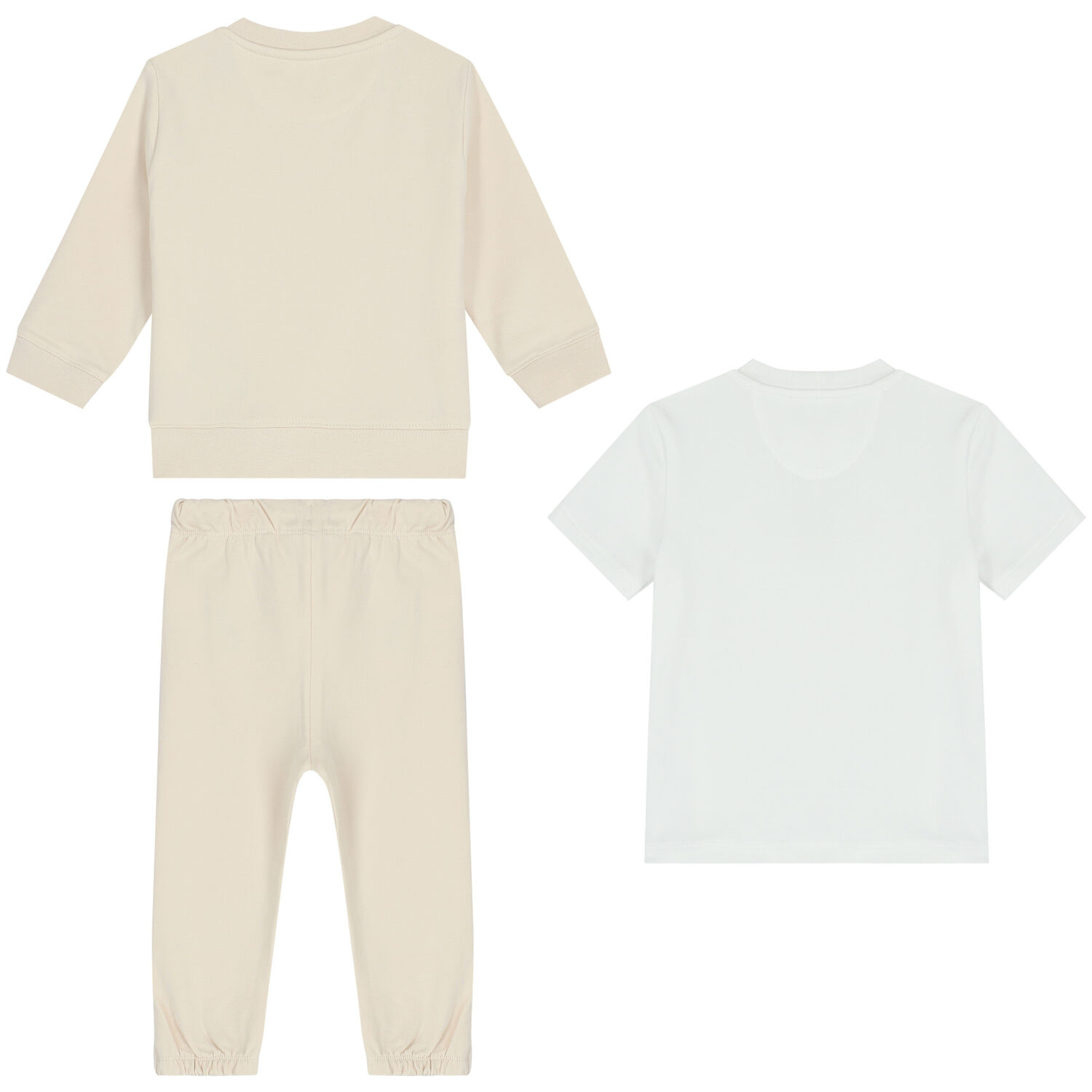 Beige & White 3-Piece Tracksuit Gift Set, 2, hi-res image number null