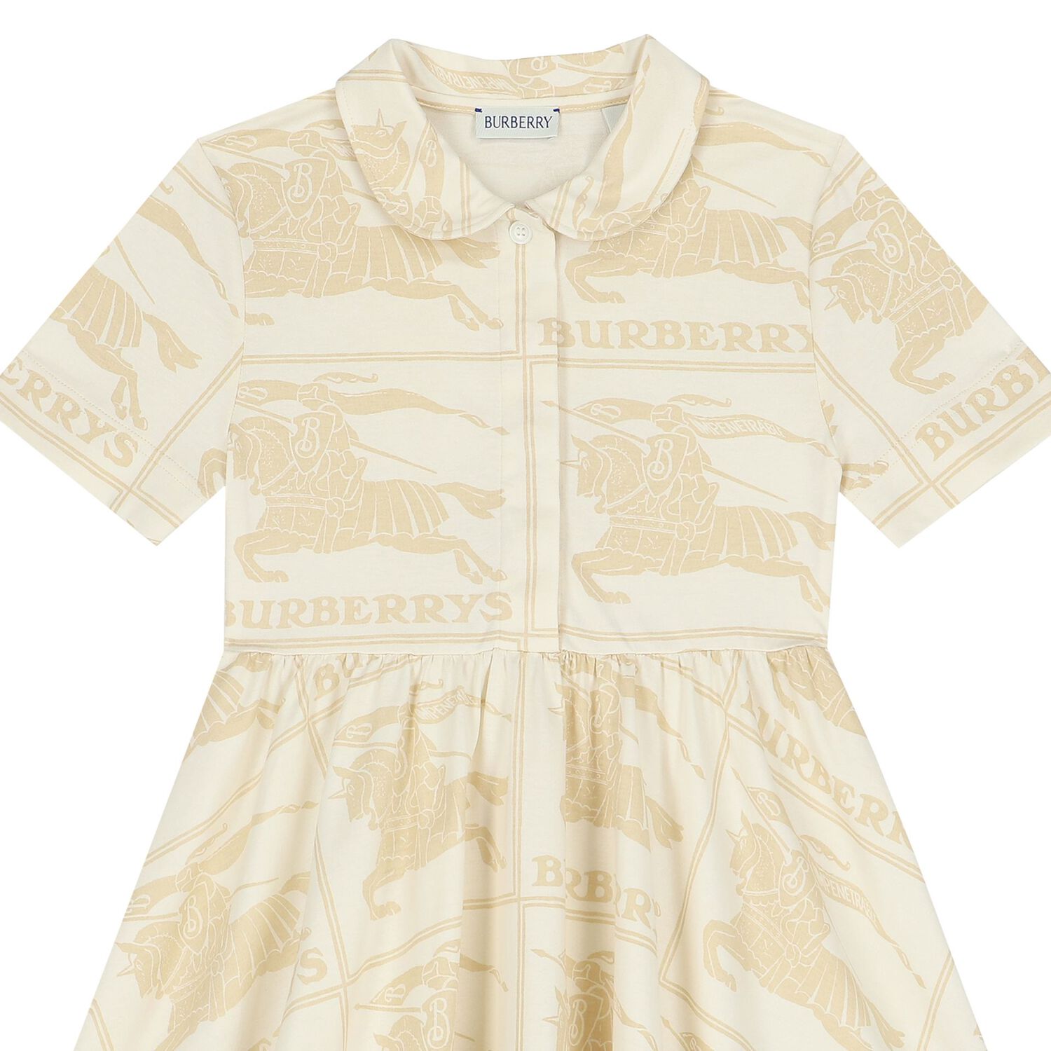 Girls Ivory & Beige Knight Dress, 1, hi-res image number null