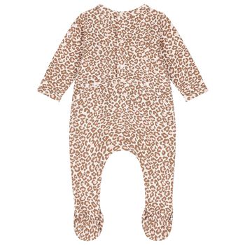 أفرول بنات بالشعار باللون البيج