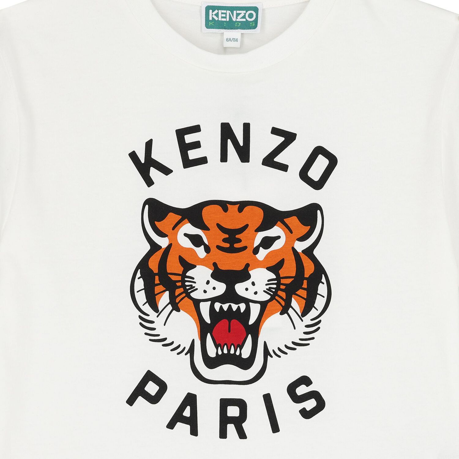 Ivory Tiger Logo T-Shirt, 1, hi-res