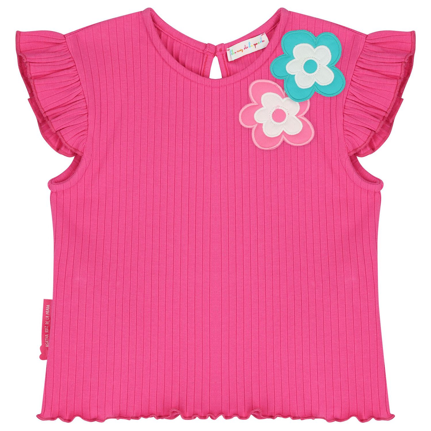 Girls Pink Flower Skirt Set, 1, hi-res