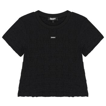 Girls Black Logo T-Shirt