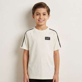 Boys Ivory Logo T-Shirt