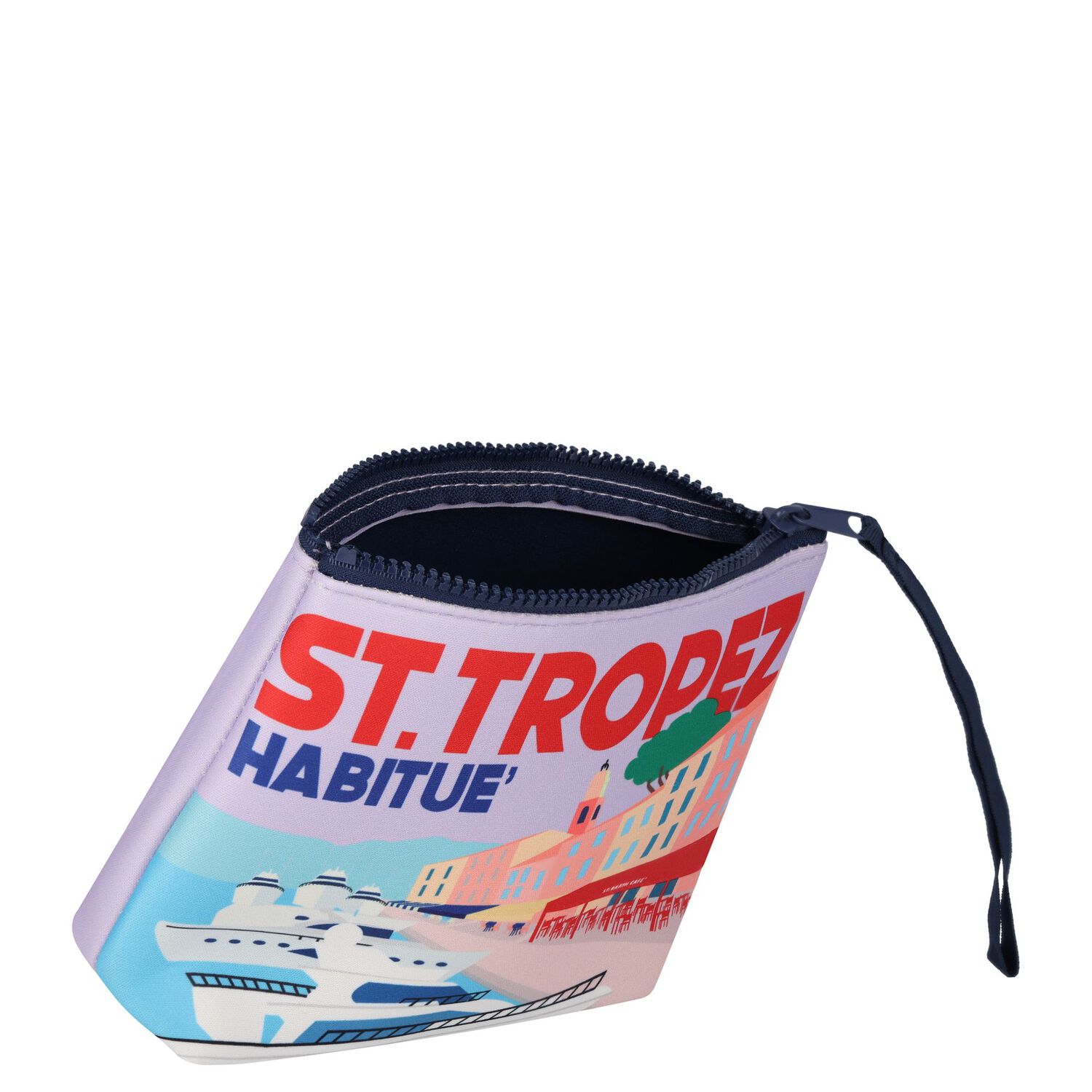 Girls Purple Logo Pouch, 1, hi-res