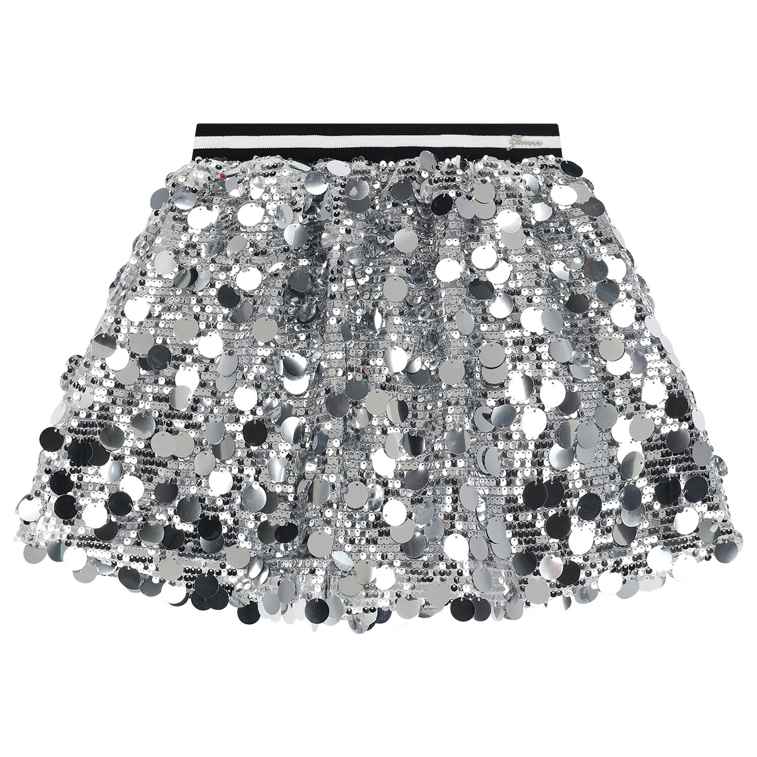 Girls Silver Sequins Skirt, 1, hi-res image number null