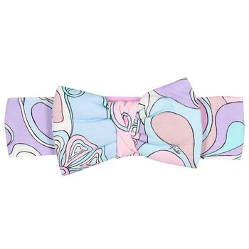 Baby Girls Lilac, Pink & Blue Orchidee Bow Headband