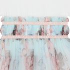 Girls White & Green Logo Tulle Dress, 1, hi-res