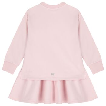 Girls Pink Logo Dress