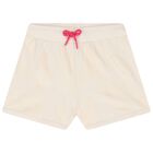 Girls Ivory Logo Shorts Set, 1, hi-res