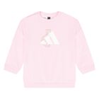 Younger Girls Pink Logo Tracksuit, 1, hi-res