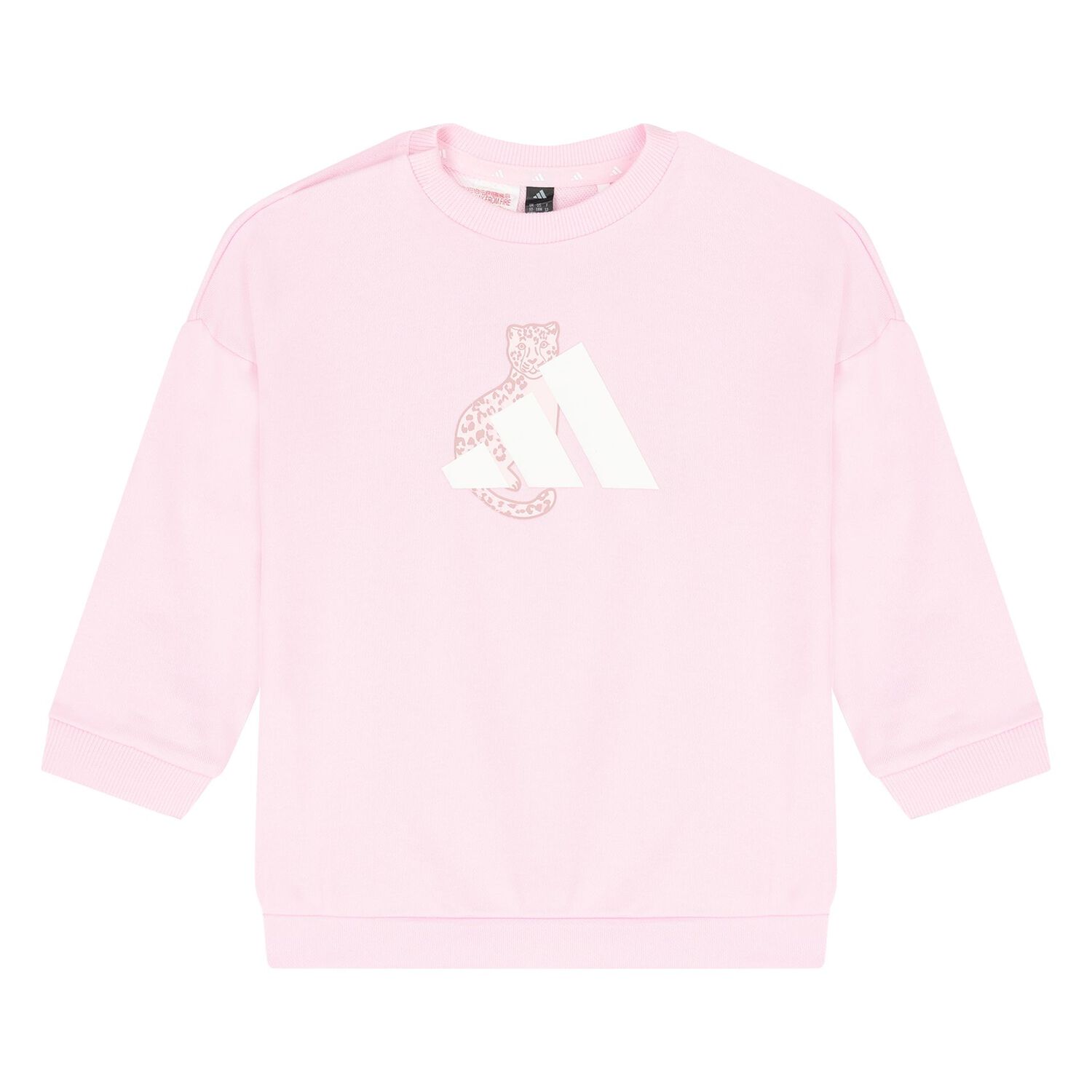 Younger Girls Pink Logo Tracksuit, 1, hi-res