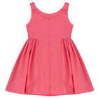 Girls Pink Floral Dress, 1, hi-res