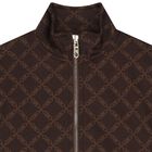 Girls Brown Logo Cardigan, 1, hi-res