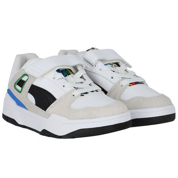 Boys White Slipstream Trash Talk AC PS Trainers
