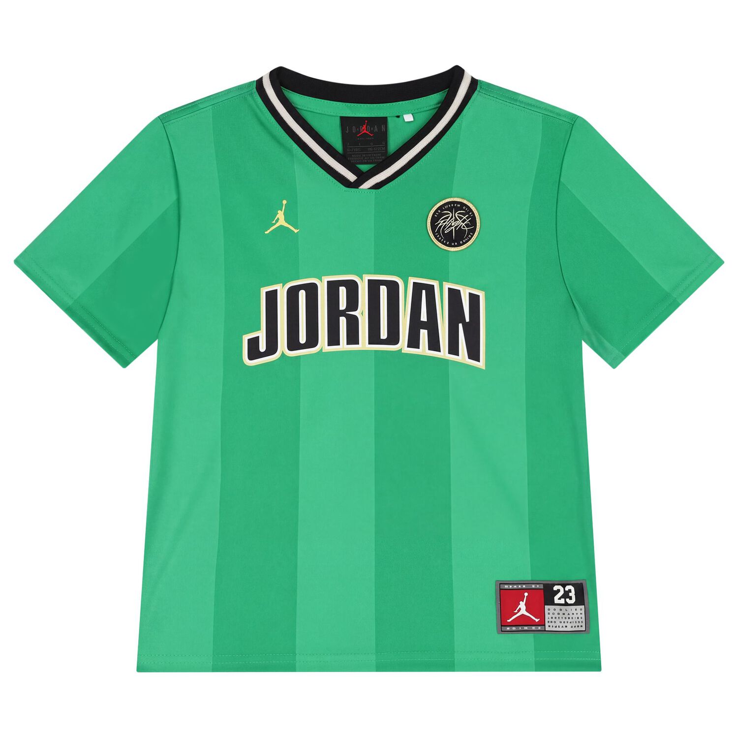 Boys Green & Black Jordan Shorts Set, 2, hi-res