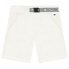 Boys Ivory Logo Shorts, 2, hi-res