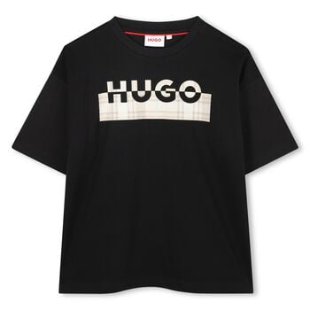 Boys Black Logo T-Shirt
