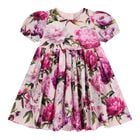Baby Girls Pink Peony Dress Set, 1, hi-res