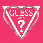 Girls Pink Logo Long Sleeve Top, 1, hi-res