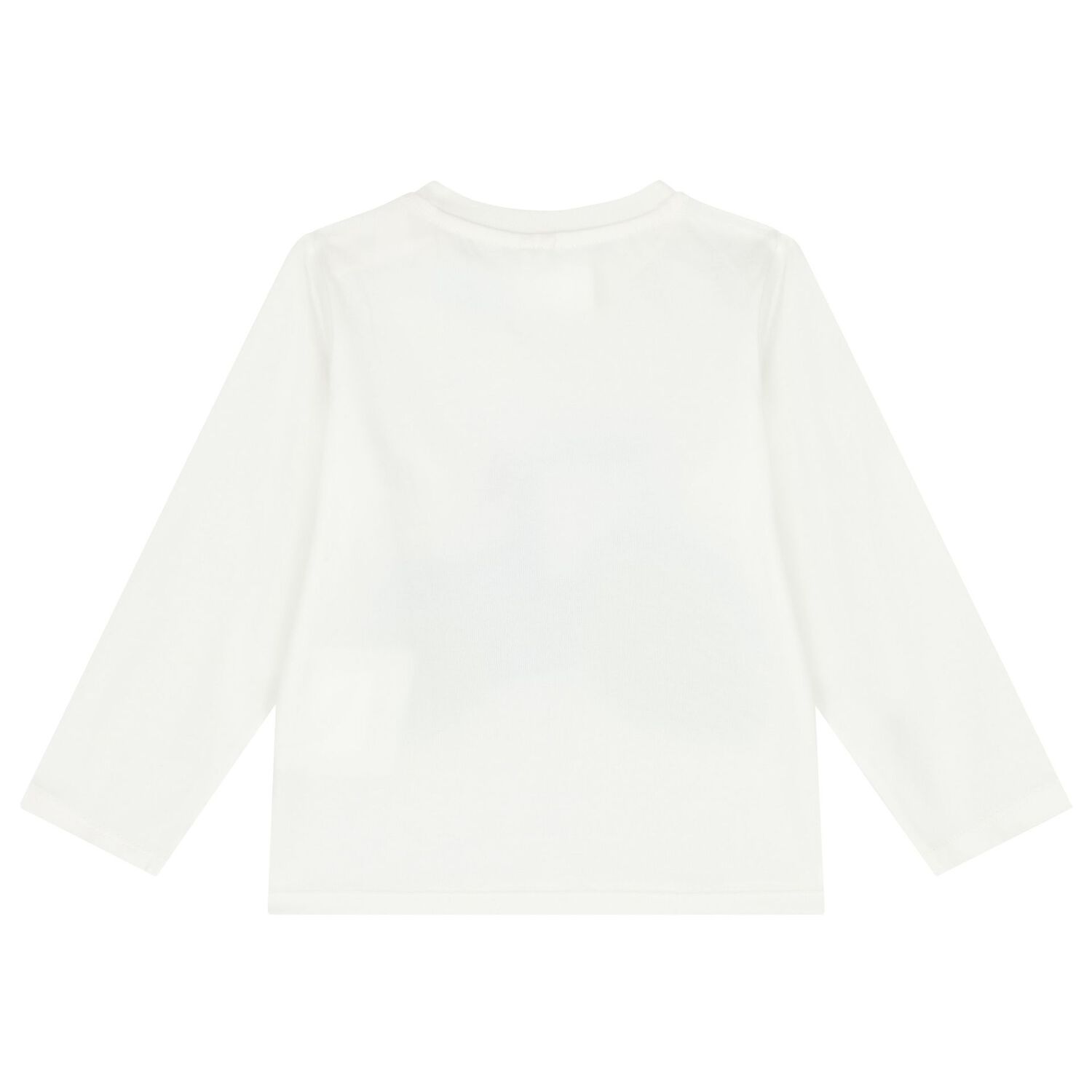 Younger Boys Ivory Tractor Long Sleeve Top, 1, hi-res image number null