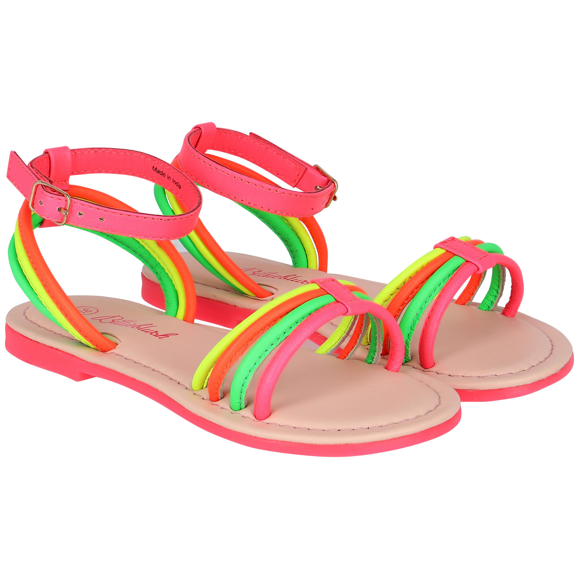 Neon colour sandals outlet