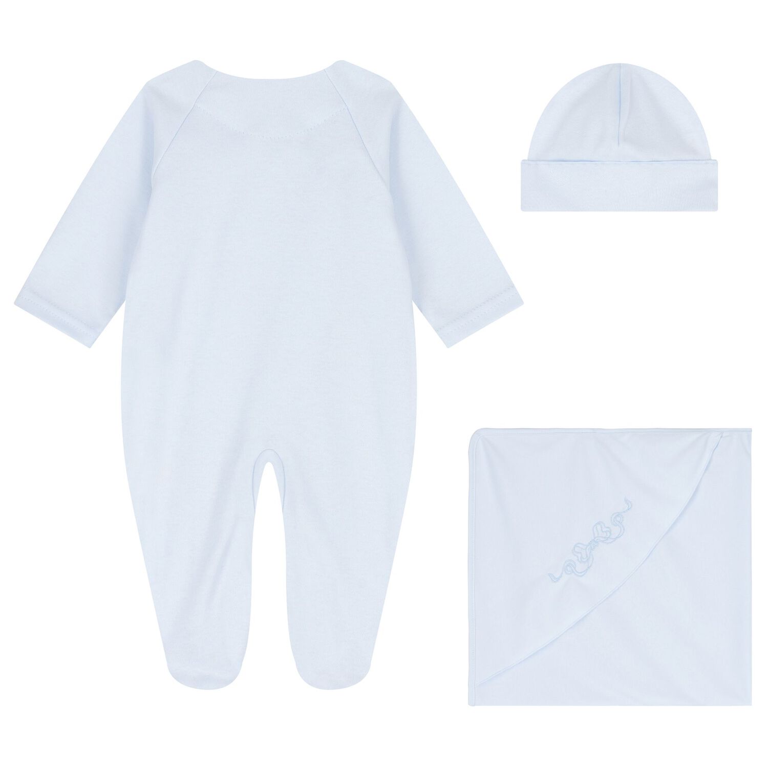 Baby Boys Blue Babygrow Gift Set, 1, hi-res image number null