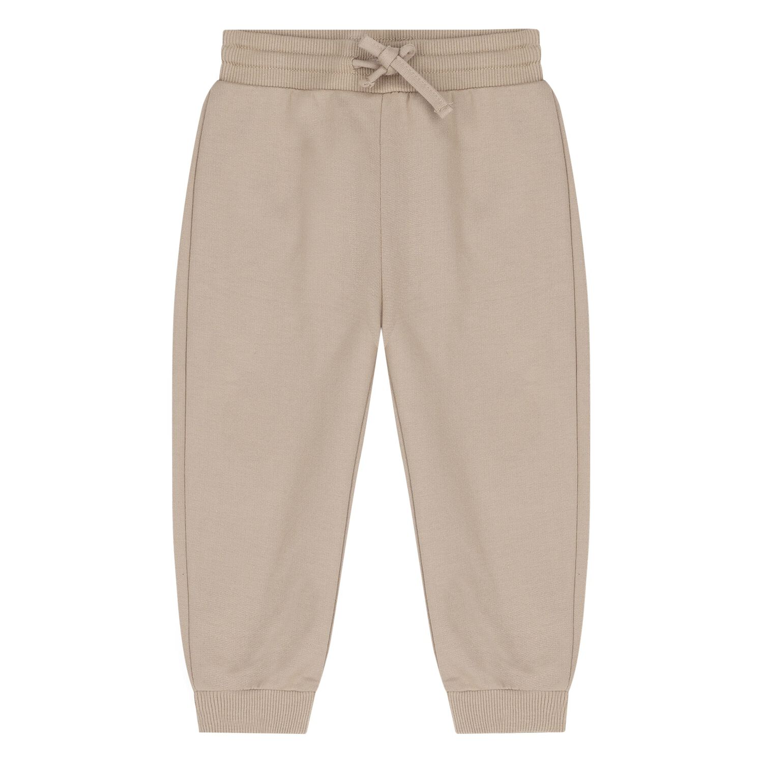 Younger Boys Beige Joggers, 3, hi-res