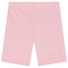 Pink Logo Softskin Cycling Shorts, 4, hi-res