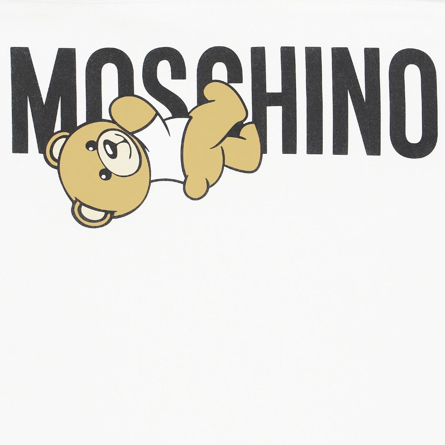 White Teddy Bear Logo Baby Blanket, 1, hi-res image number null