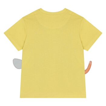 Younger Boys Yellow Interactive Animals T-Shirt