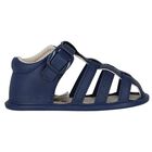 Baby Boys Navy Blue Sandals, 2, hi-res