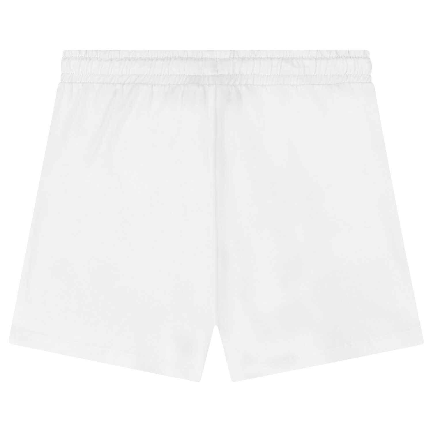 Boys White Logo Shorts, 1, hi-res