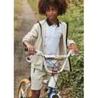  شورت باللون الأبيض والبيج للأولاد, 1, hi-res