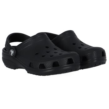 Black Classic Clogs Sandals