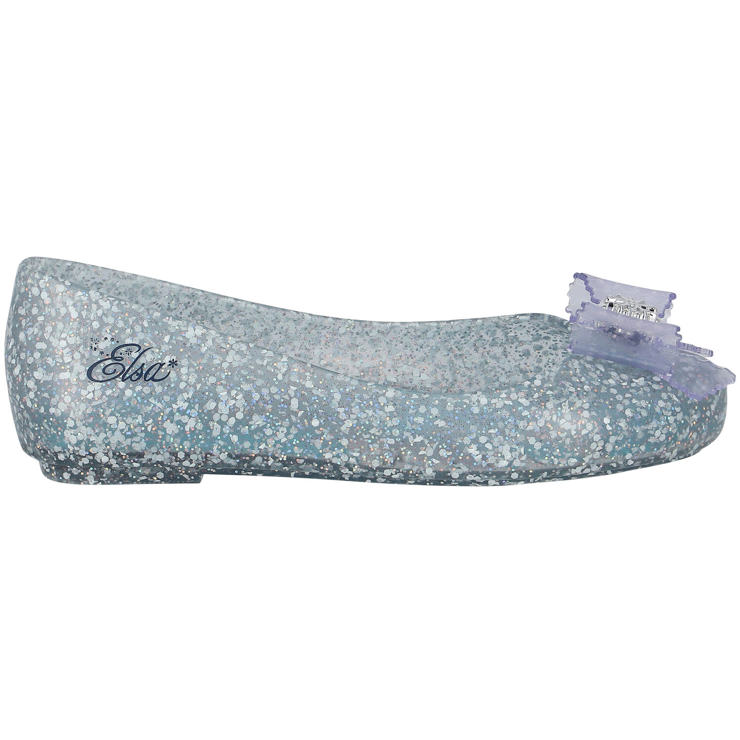 حذاء جيلي باللون الأزرق للبنات , 1, hi-res