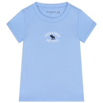 Girls Blue Logo T-Shirt