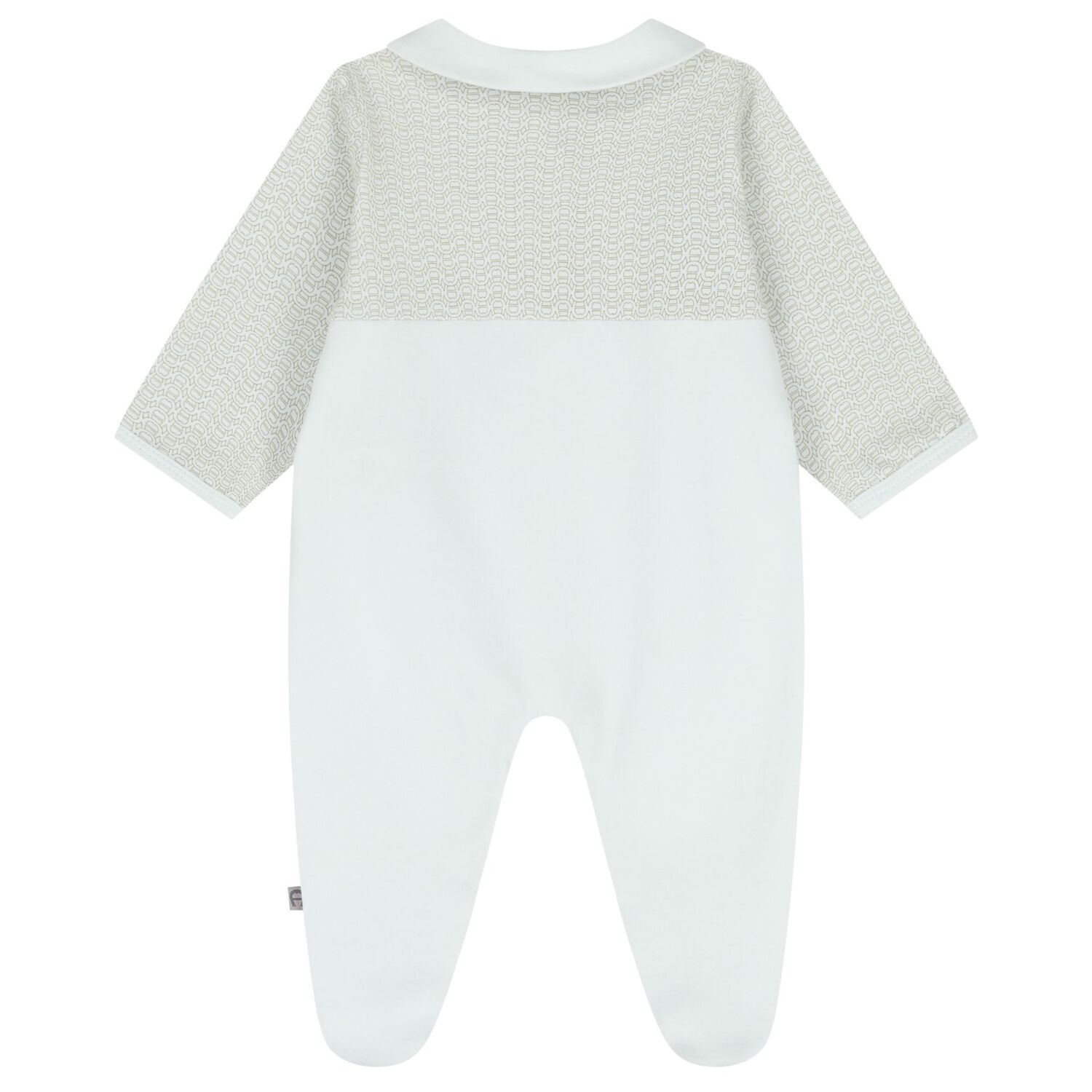 Baby Boys Blue & Gold Logo Babygrow Gift Set, 2, hi-res
