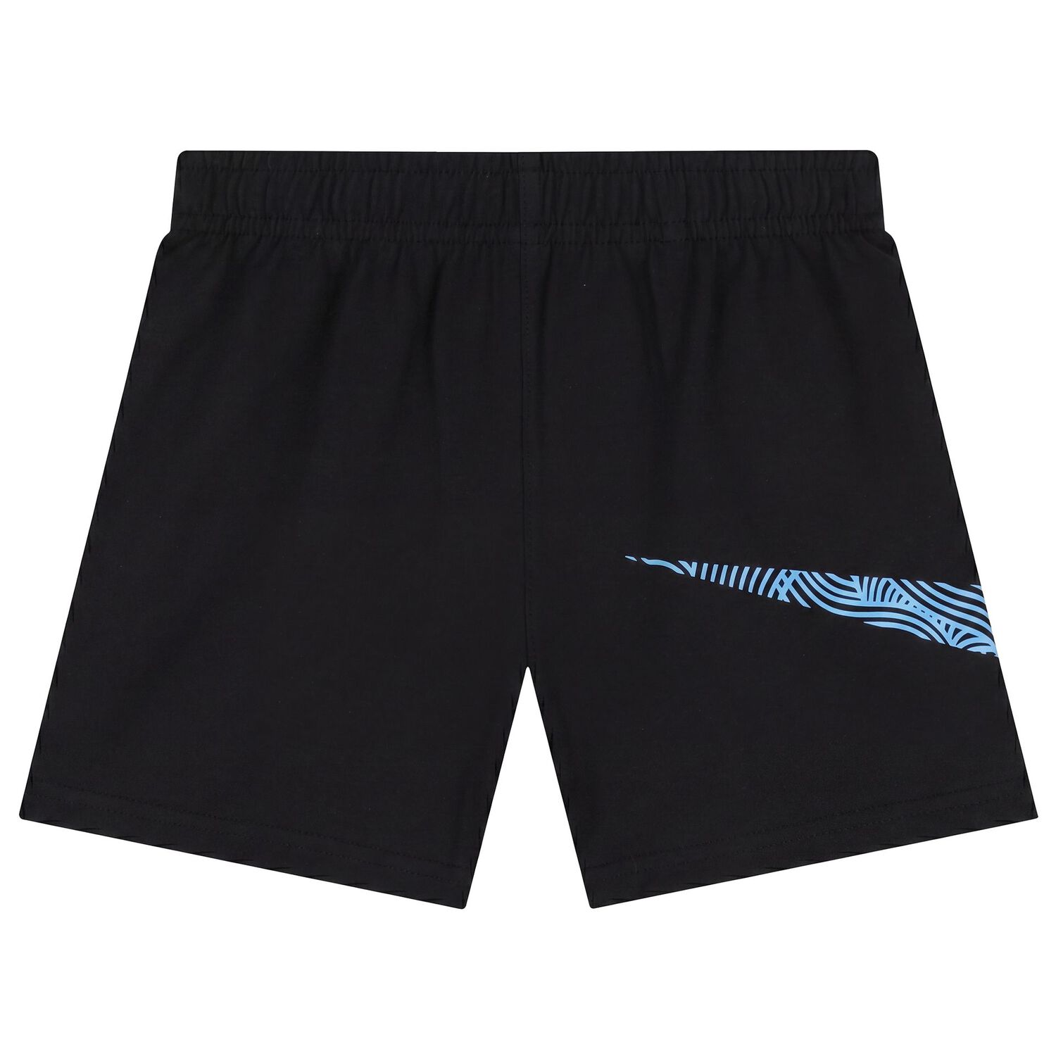 Boys Black Logo Shorts Set, 2, hi-res