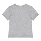 Baby Boys Grey Logo T-Shirt , 1, hi-res