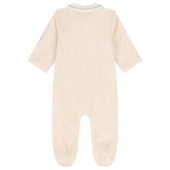 Ivory Embroidered Babygrow