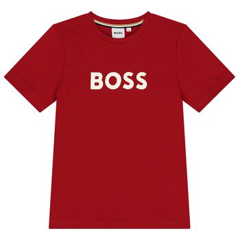 Boys Red Logo T-Shirt