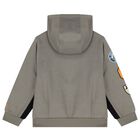 Younger Boys Green Logo Tracksuit, 1, hi-res