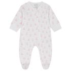 Baby Girls White & Pink Teddy Bear Babygrow Gift Set , 1, hi-res
