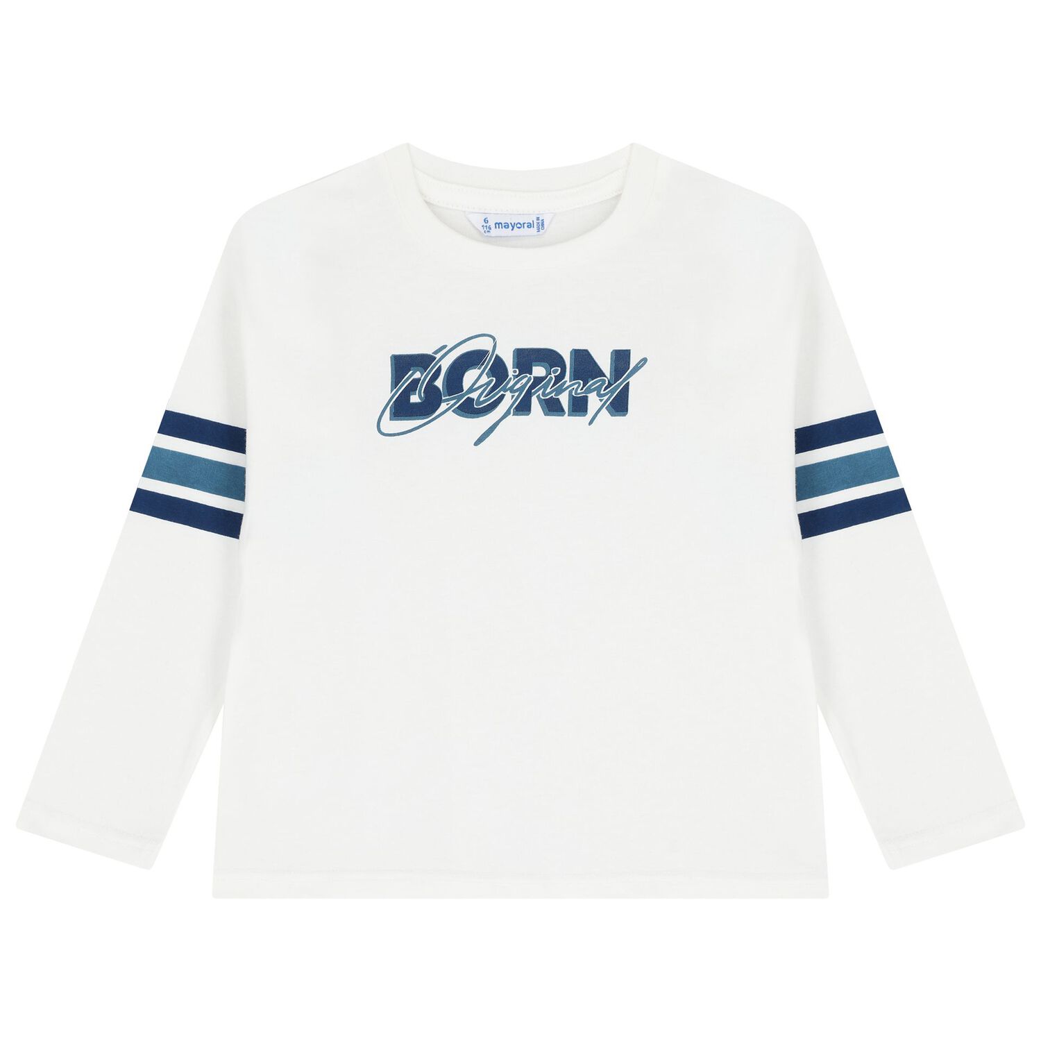 Boys White, Blue & Navy Blue Tracksuit Set ( 3 Piece ), 2, hi-res